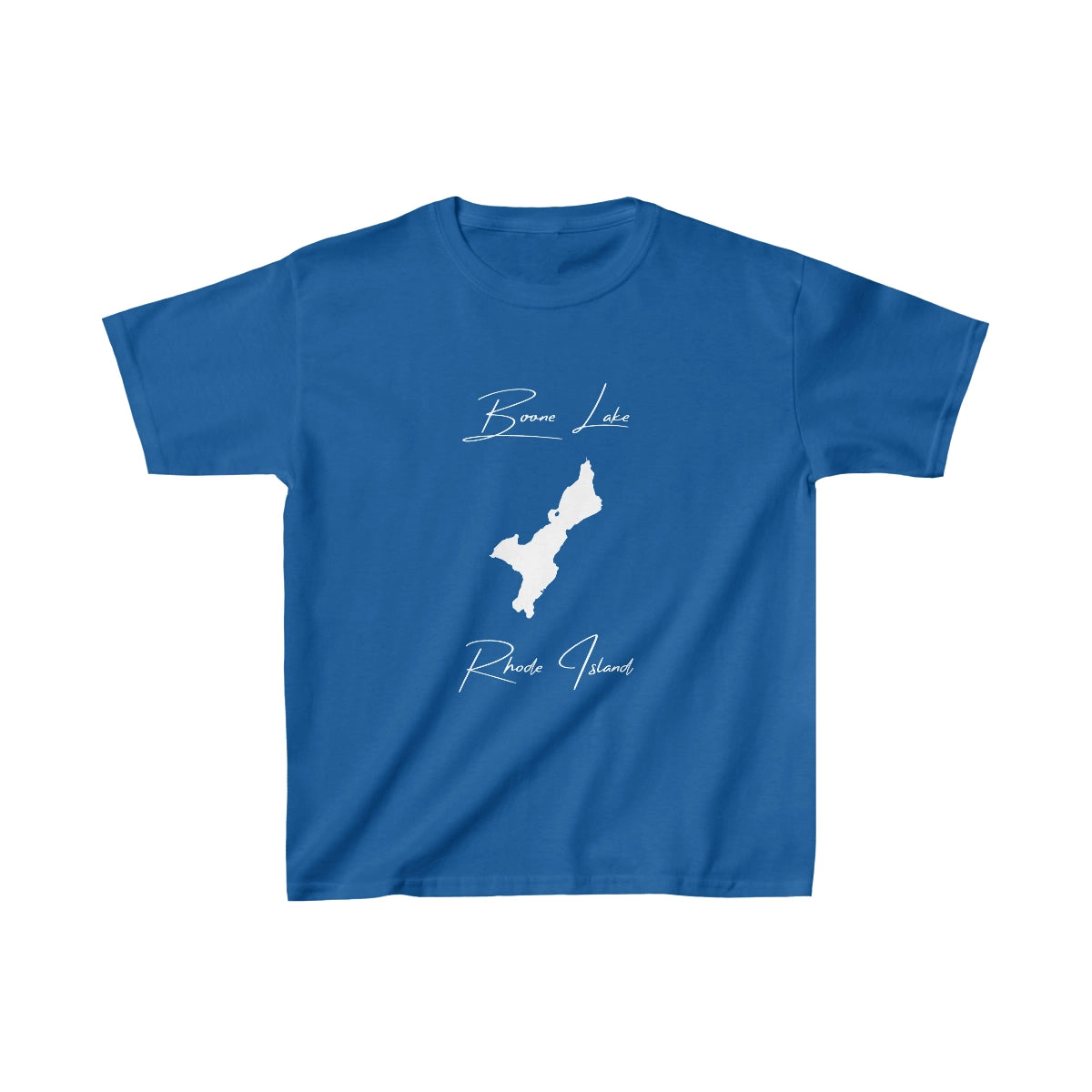 Rhode  Island  Boone  Lake  Youth  T-shirt  front  position  view  from  front  royal.webp