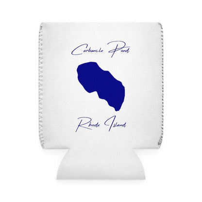 Rhode  Island  Carbuncle  Pond  Can  Koozie  front  position  view  from  front-1  white.webp