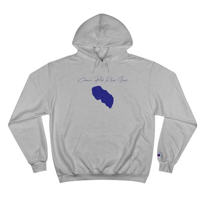 Rhode  Island  Carbuncle  Pond  Hoodie  front  position  view  from  front  light  steel.webp