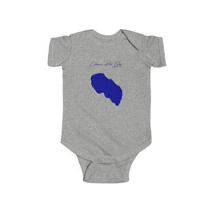 Rhode  Island  Carbuncle  Pond  Onesie  front  position  view  from  front  heather.webp
