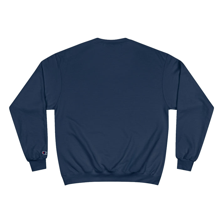 Rhode  Island  Carbuncle  Pond  Sweatshirt  back  position  view  from  back  navy.webp