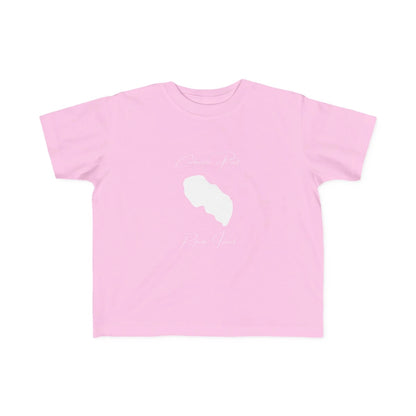 Rhode  Island  Carbuncle  Pond  Toddler  T-shirt  front  position  view  from  front  pink.webp