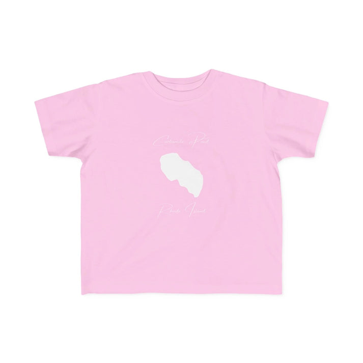 Rhode  Island  Carbuncle  Pond  Toddler  T-shirt  front  position  view  from  front  pink.webp