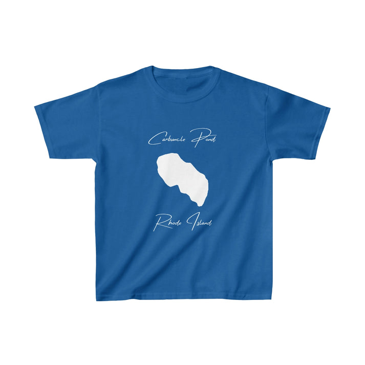 Rhode  Island  Carbuncle  Pond  Youth  T-shirt  front  position  view  from  front  royal.webp