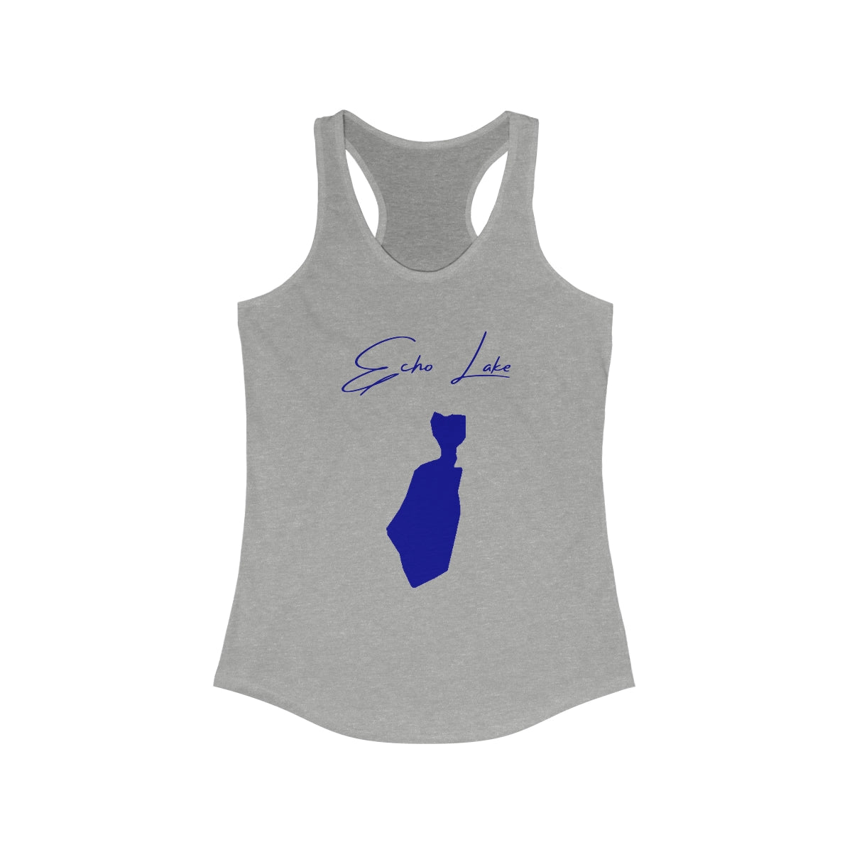 Rhode  Island  Echo  Lake  Racerback-Tank  front  position  view  from  front  heather  grey.webp
