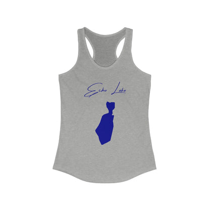 Rhode  Island  Echo  Lake  Racerback-Tank  front  position  view  from  front  heather  grey.webp