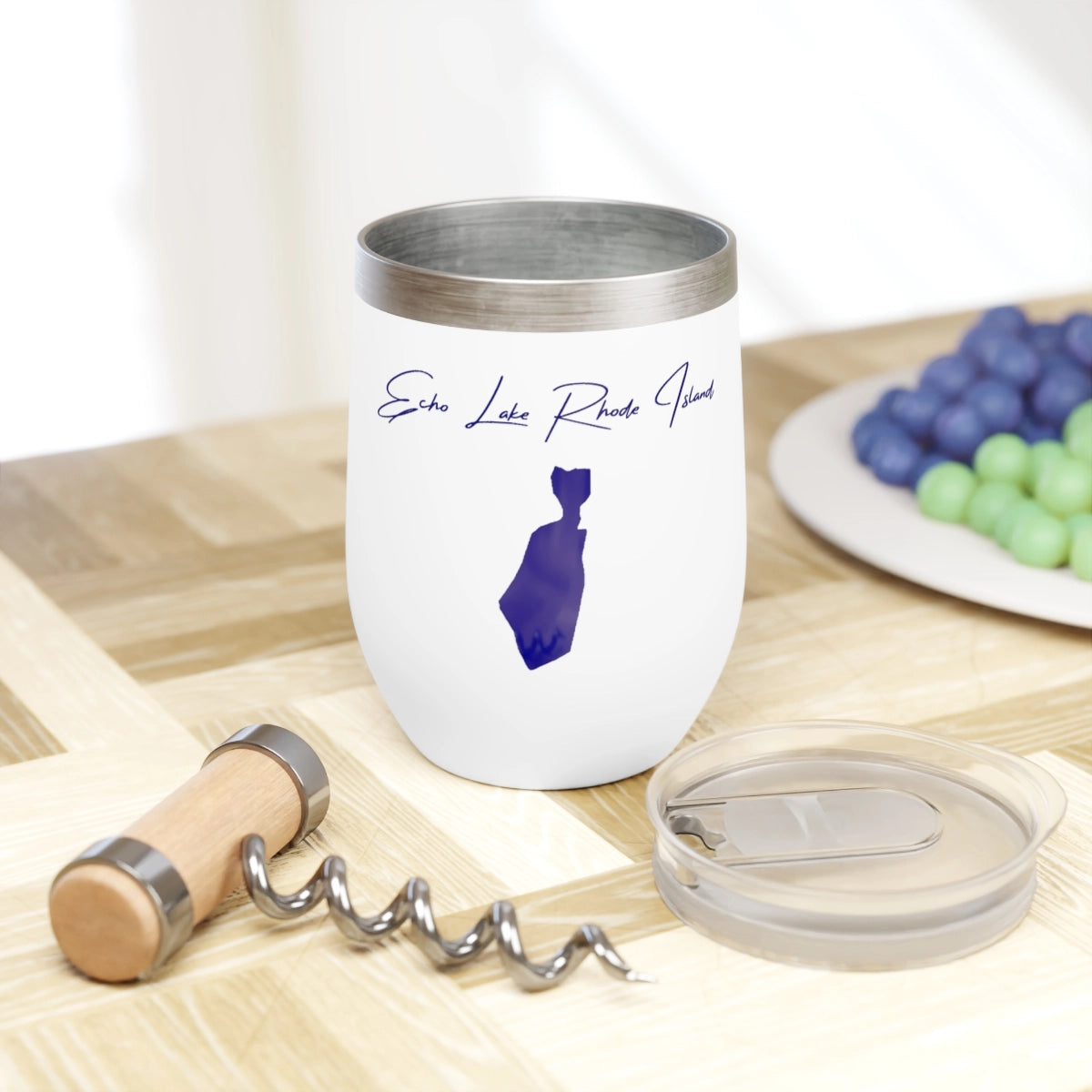 Rhode  Island  Echo  Lake  Wine  Tumbler  other  position  view  from  context  white.webp