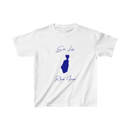 Rhode  Island  Echo  Lake  Youth  T-shirt  front  position  view  from  front  white.webp