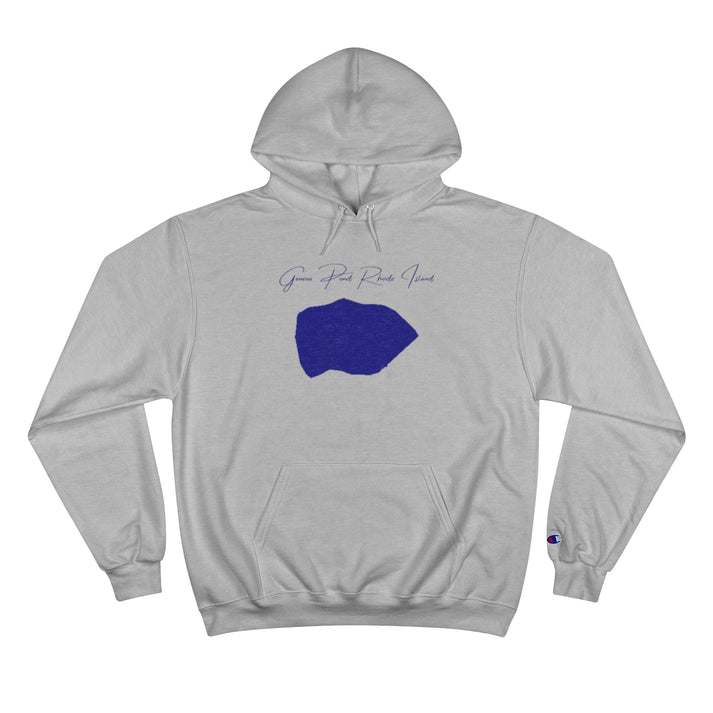 Rhode  Island  Geneva  Pond  Hoodie  front  position  view  from  front  light  steel.webp