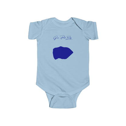 Rhode  Island  Geneva  Pond  Onesie  front  position  view  from  front  light  blue.webp