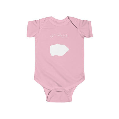 Rhode  Island  Geneva  Pond  Onesie  front  position  view  from  front  pink.webp