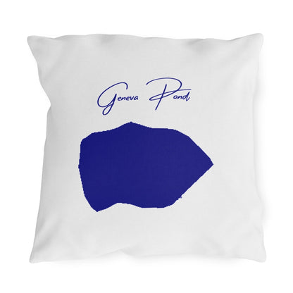 Rhode  Island  Geneva  Pond  Outdoor  Pillow  front  position  view  from  front  18  x  18.webp