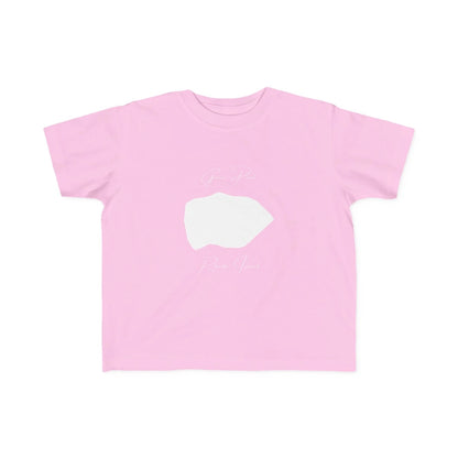 Rhode  Island  Geneva  Pond  Toddler  T-shirt  front  position  view  from  front  pink.webp
