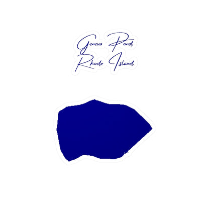 Rhode  Island  Geneva  Pond  Vinyl  Decal  other  position  view  from  front  4  x  6.webp