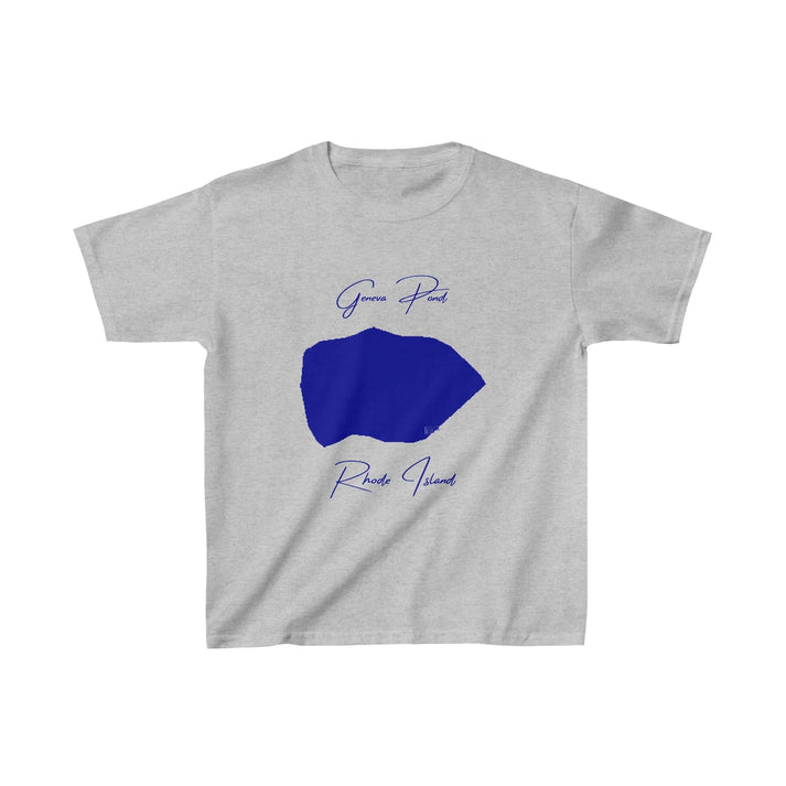 Rhode  Island  Geneva  Pond  Youth  T-shirt  front  position  view  from  front  sport  grey.webp