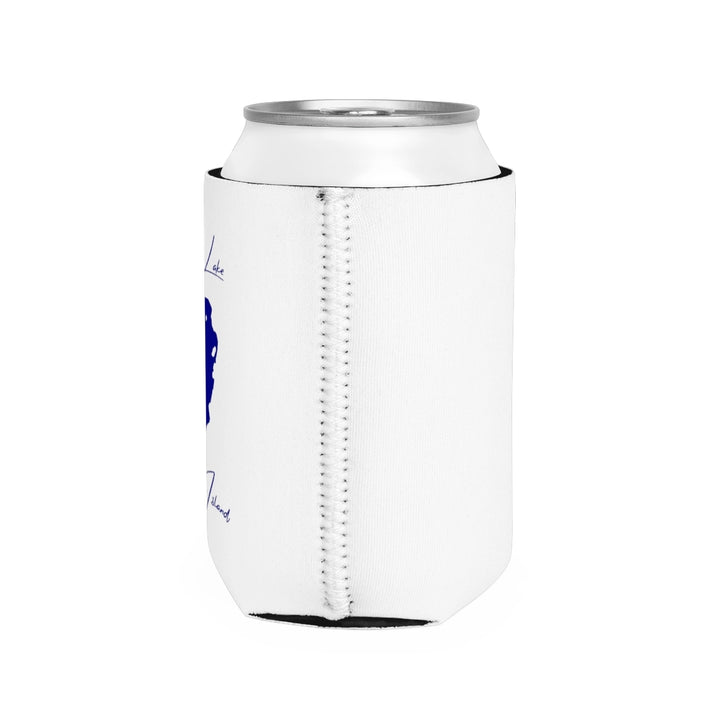 Rhode  Island  Indian  Lake  Can  Koozie  all  position  view  from  right  white.webp