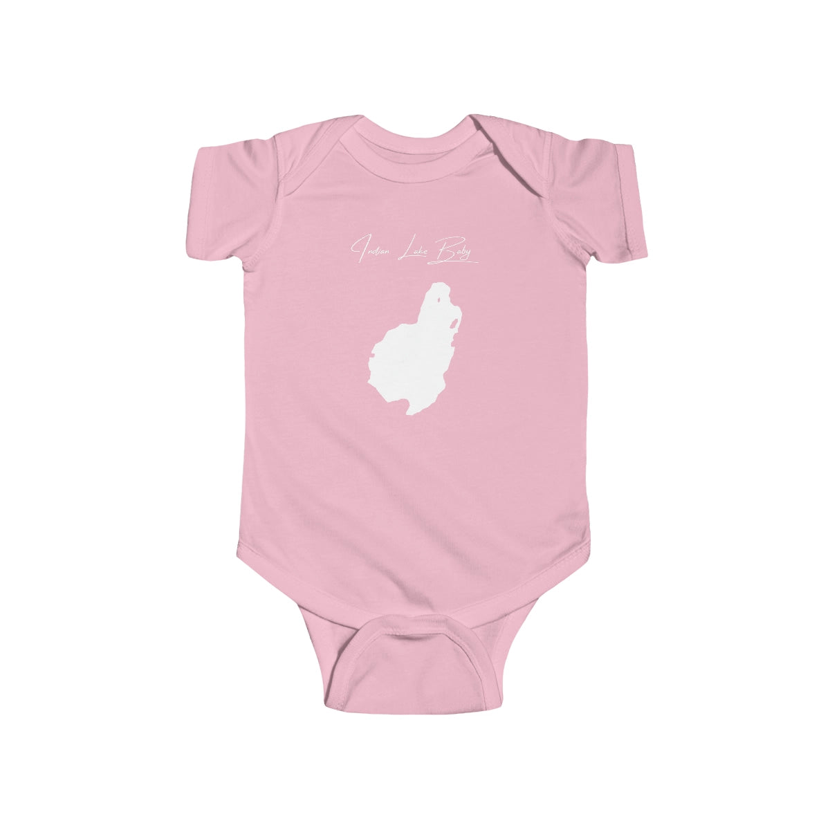 Rhode  Island  Indian  Lake  Onesie  front  position  view  from  front  pink.webp