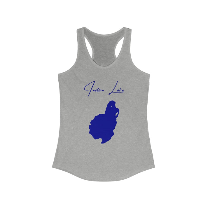 Rhode  Island  Indian  Lake  Racerback-Tank  front  position  view  from  front  heather  grey.webp