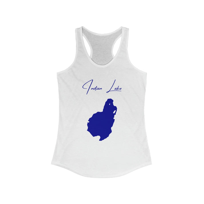 Rhode  Island  Indian  Lake  Racerback-Tank  front  position  view  from  front  solid  white.webp