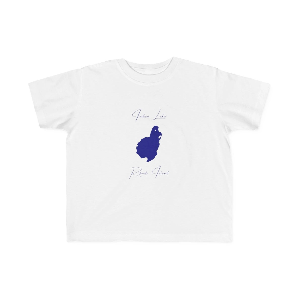 Rhode  Island  Indian  Lake  Toddler  T-shirt  front  position  view  from  front  white.webp
