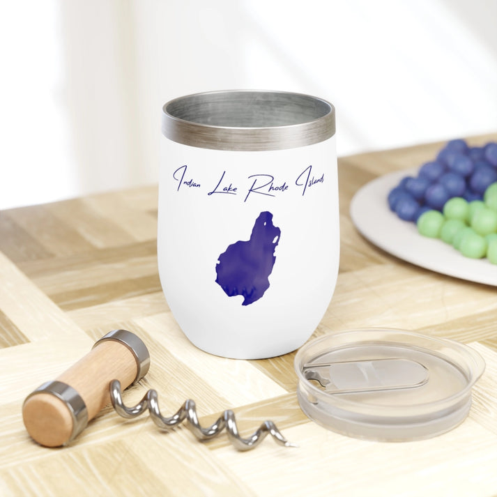 Rhode  Island  Indian  Lake  Wine  Tumbler  other  position  view  from  context  white.webp