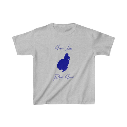 Rhode  Island  Indian  Lake  Youth  T-shirt  front  position  view  from  front  sport  grey.webp