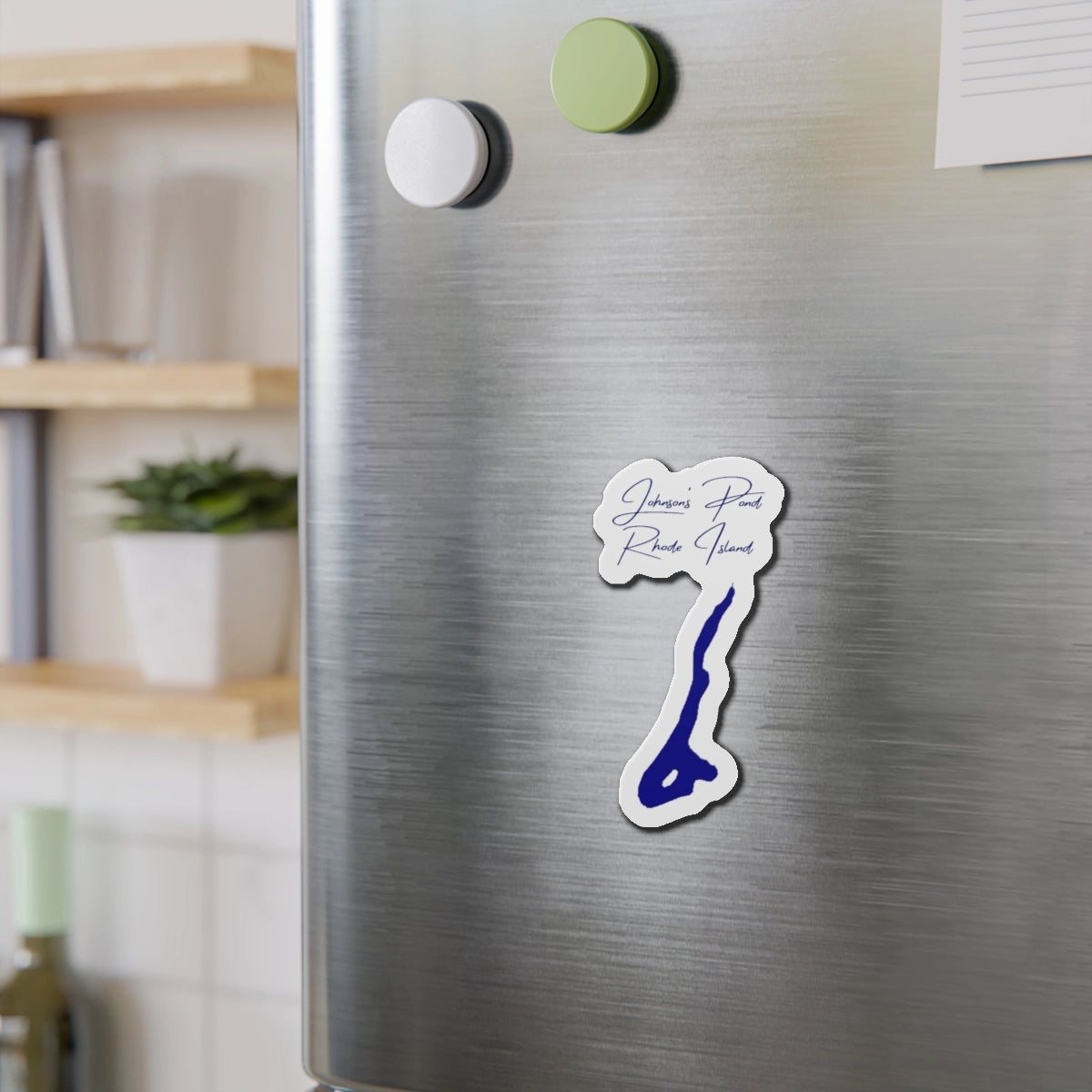 Rhode  Island  Johnson's  Pond  Die  Cut  Magnet  front  position  view  from  context-2  4  x  4.webp