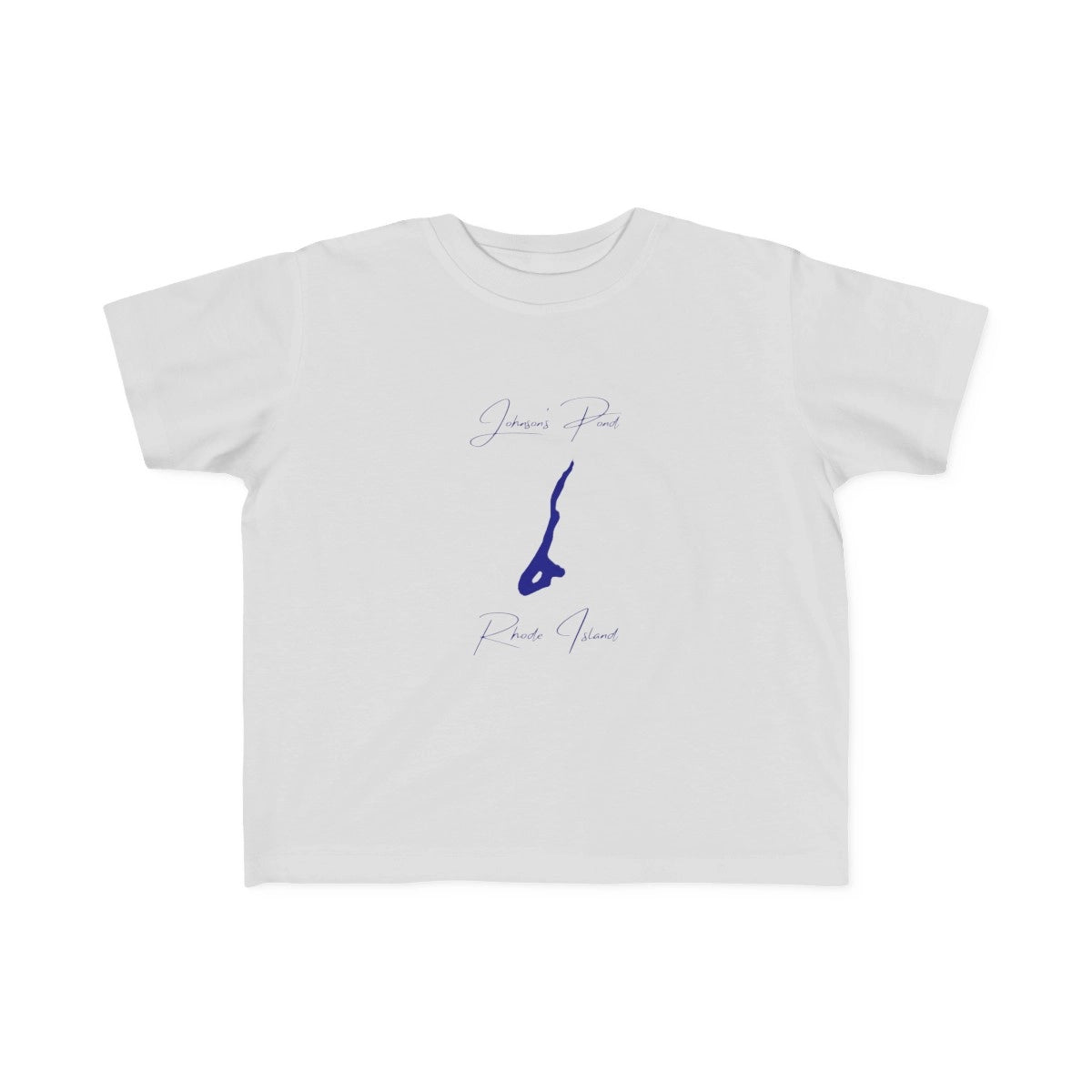 Rhode  Island  Johnson's  Pond  Toddler  T-shirt  front  position  view  from  front  silver.webp