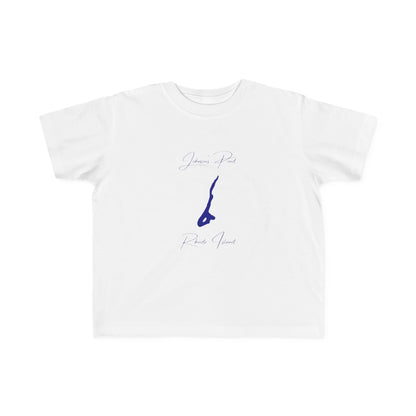 Rhode  Island  Johnson's  Pond  Toddler  T-shirt  front  position  view  from  front  white.webp