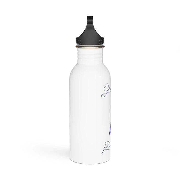 Rhode  Island  Johnson's  Pond  Water  bottle  other  position  view  from  left  white.webp