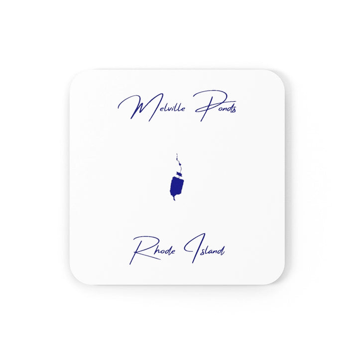 Rhode  Island  Melville  Ponds  Coaster  Set  front  position  view  from  front  3.75  x  3.75.webp