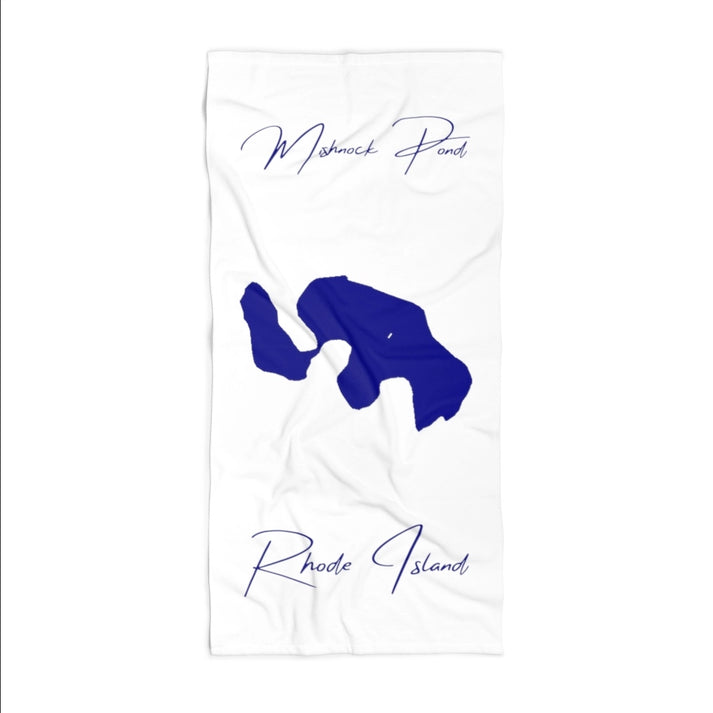 Rhode  Island  Mishnock  Pond  Beach  Towel  front  position  view  from  front  36  x  72.webp