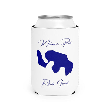 Rhode  Island  Mishnock  Pond  Can  Koozie  front  position  view  from  front-2  white.webp