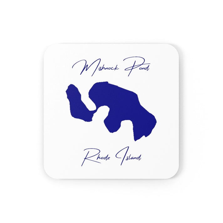 Rhode  Island  Mishnock  Pond  Coaster  Set  front  position  view  from  front  3.75  x  3.75.webp