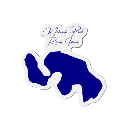 Rhode  Island  Mishnock  Pond  Die  Cut  Magnet  front  position  view  from  front  4  x  4.webp