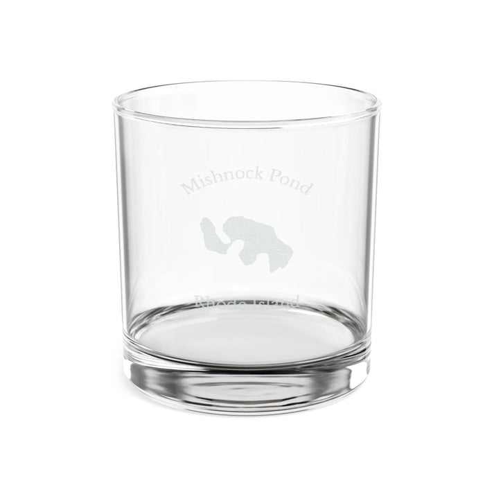 Rhode  Island  Mishnock  Pond  Engraved  Whiskey  Glass  other  position  view  from  front  10.5oz.webp