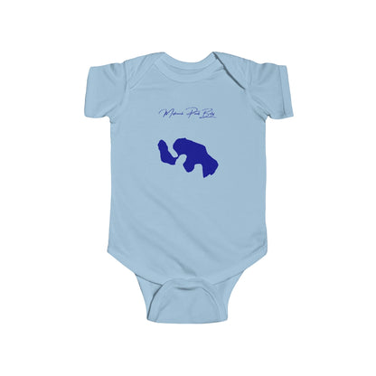 Rhode  Island  Mishnock  Pond  Onesie  front  position  view  from  front  light  blue.webp