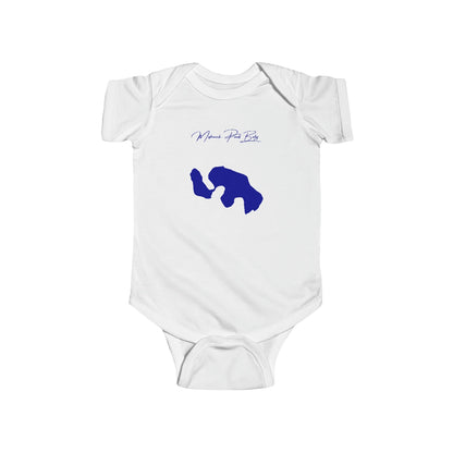 Rhode  Island  Mishnock  Pond  Onesie  front  position  view  from  front  white.webp
