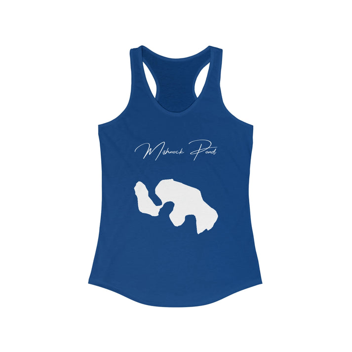 Rhode  Island  Mishnock  Pond  Racerback-Tank  front  position  view  from  front  solid  royal.webp