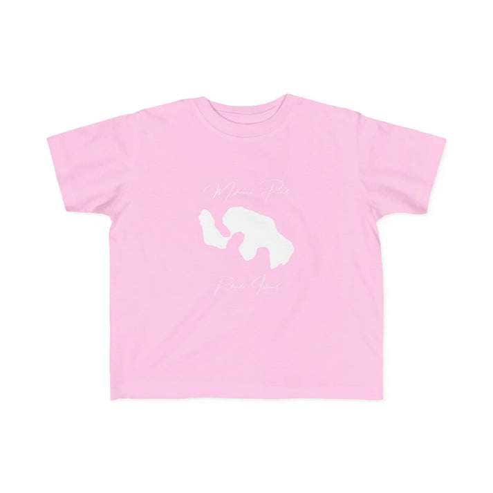Rhode  Island  Mishnock  Pond  Toddler  T-shirt  front  position  view  from  front  pink.webp
