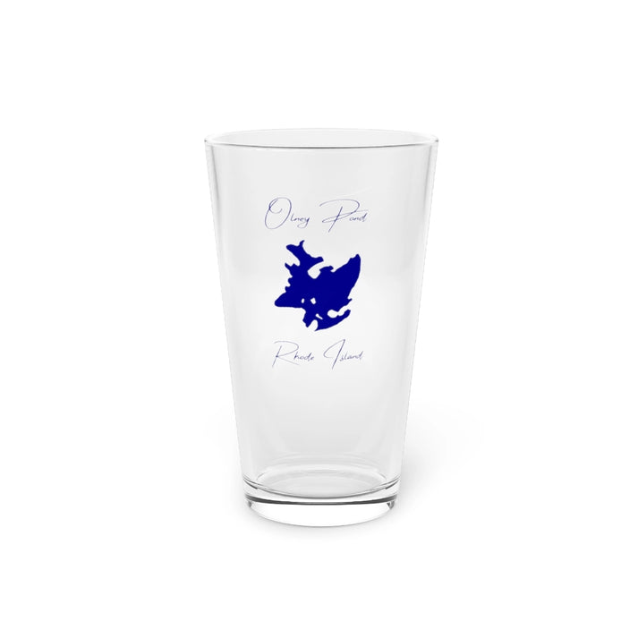 Rhode  Island  Olney  Pond  16oz  Pint  Glass  front  position  view  from  front  16oz.webp