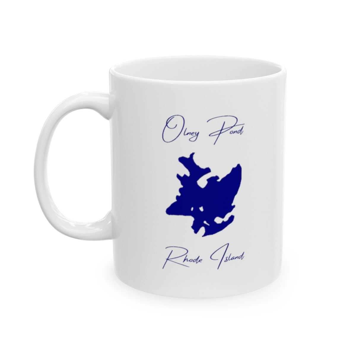 Rhode  Island  Olney  Pond  Ceramic  Mug  other  position  view  from  left  11oz.webp
