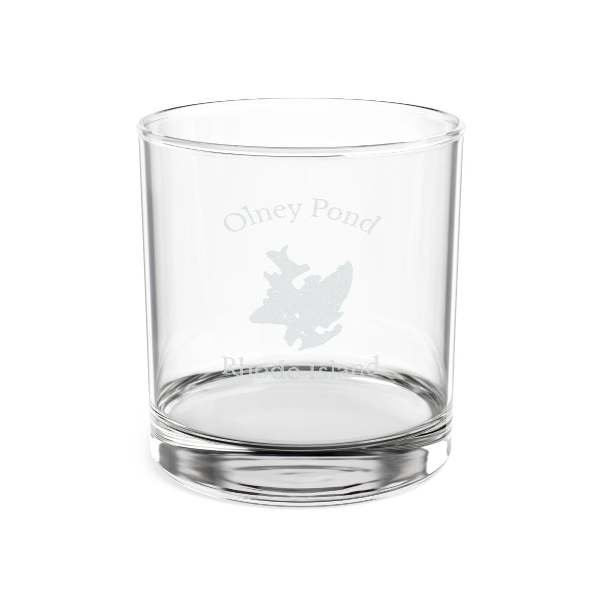 Rhode  Island  Olney  Pond  Engraved  Whiskey  Glass  other  position  view  from  front  10.5oz.webp