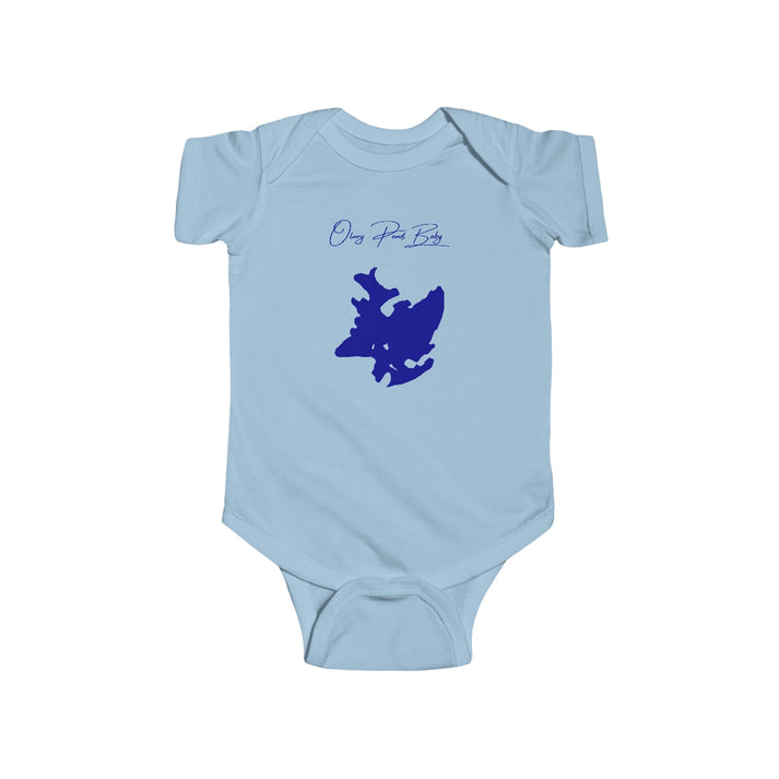 Rhode  Island  Olney  Pond  Onesie  front  position  view  from  front  light  blue.webp