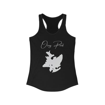Rhode  Island  Olney  Pond  Racerback-Tank  front  position  view  from  front  solid  black.webp