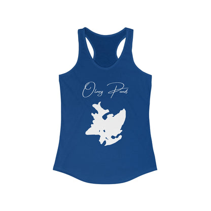 Rhode  Island  Olney  Pond  Racerback-Tank  front  position  view  from  front  solid  royal.webp