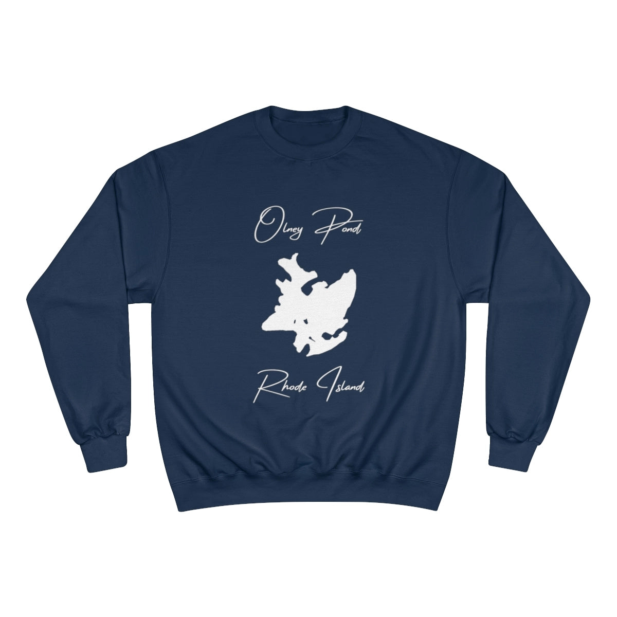 Rhode  Island  Olney  Pond  Sweatshirt  front  position  view  from  front  navy.webp
