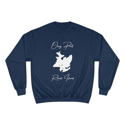 Rhode  Island  Olney  Pond  Sweatshirt  front  position  view  from  front  navy.webp