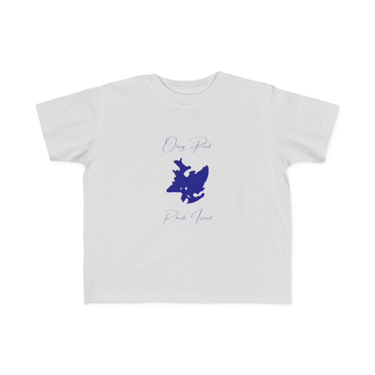 Rhode  Island  Olney  Pond  Toddler  T-shirt  front  position  view  from  front  silver.webp