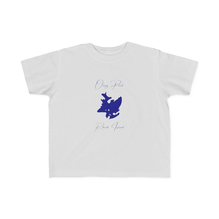 Rhode  Island  Olney  Pond  Toddler  T-shirt  front  position  view  from  front  silver.webp